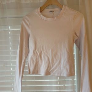 Stateside White Long Sleeve T-shirt